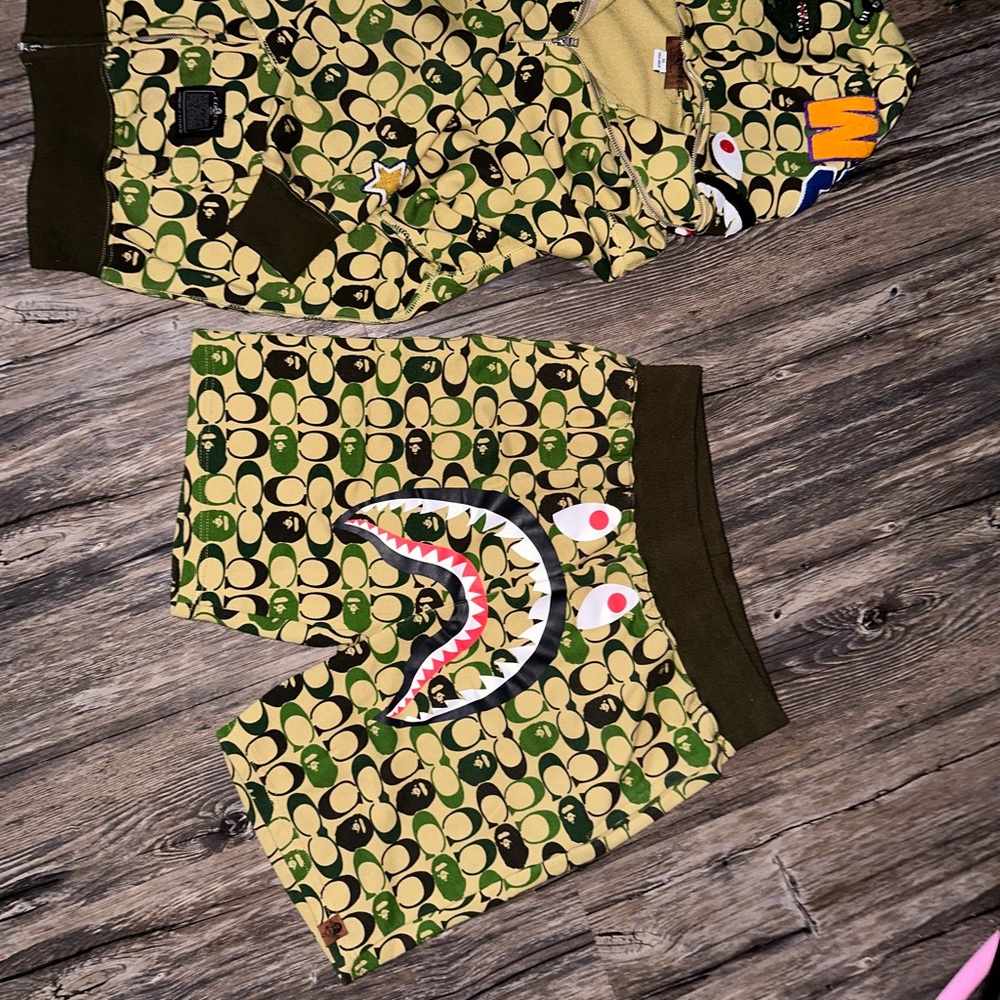 COACH X BAPE SHORTS